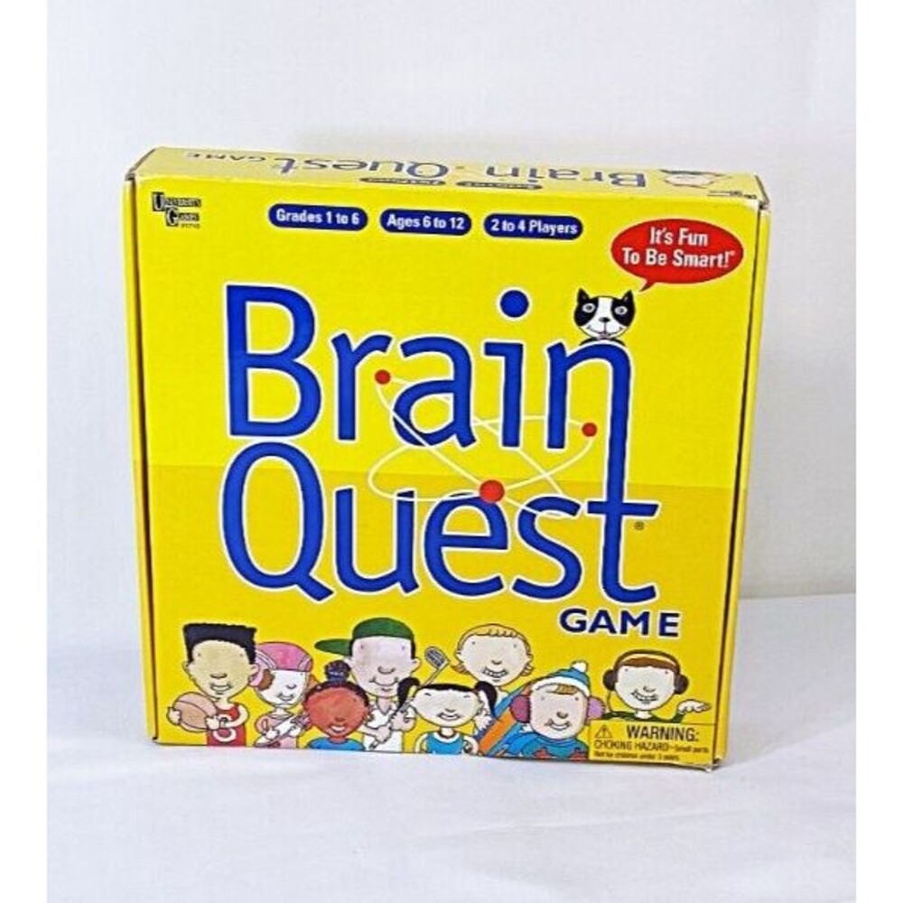 Brain Quest Game Elementary Grade 1-6 Learning Board Game Fun  -  New